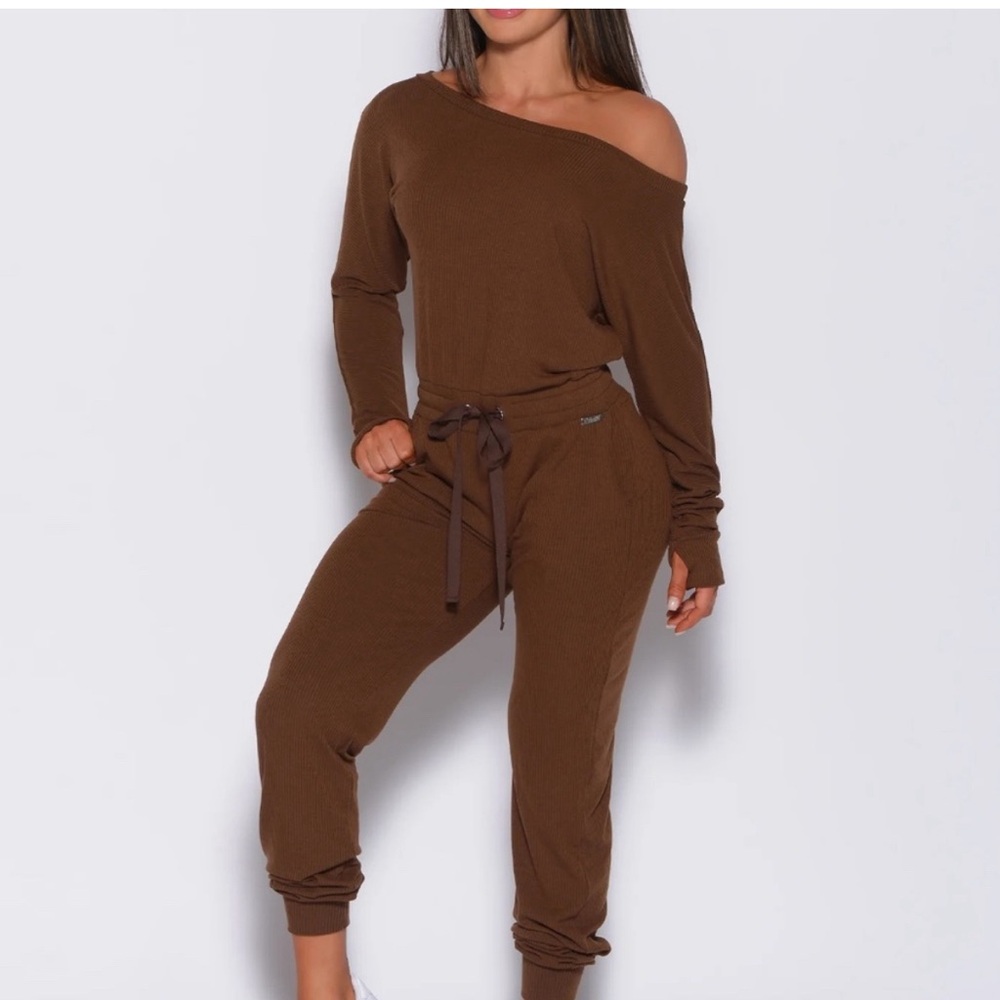Bombshell sportswear ribbed jumpsuit